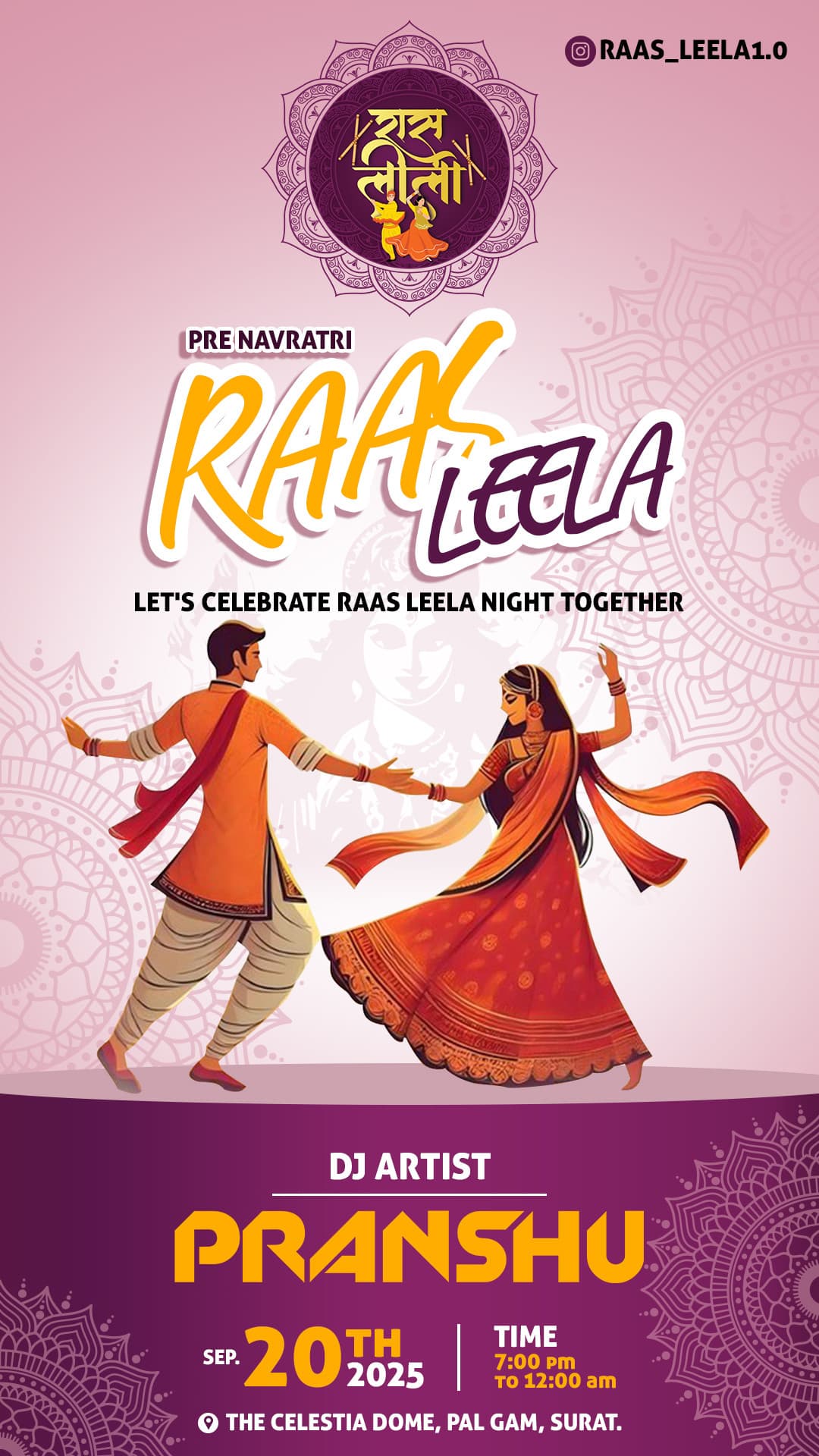 Raas Leela – Pre Navratri Bash 2025