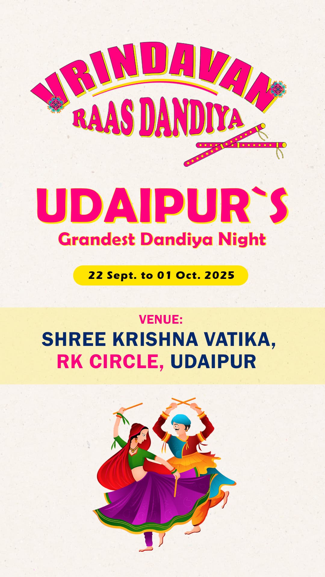 Vrindavan Raas Dandiya