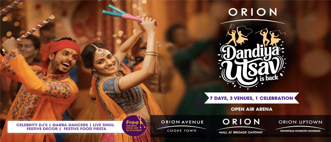 BENGALURU'S BIGGEST DANDIYA UTSAV - Orion Avenue