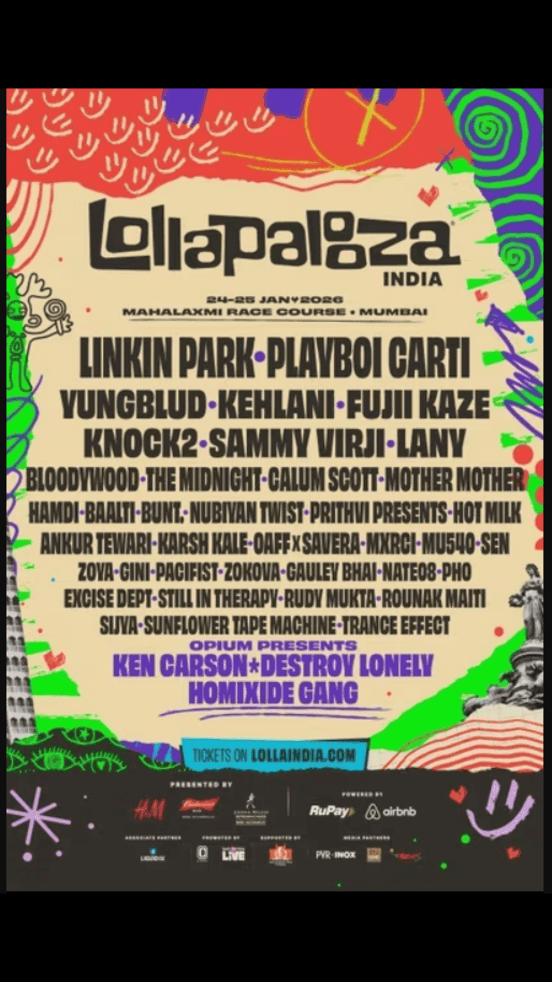 Lollapalooza india 2026